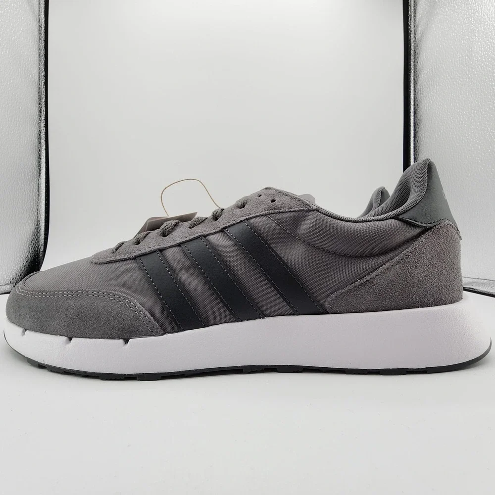 adidas Run 60s 2.0 Shoes Mens 11.5 Grey‎ Four Carbon Running Sneaker GX1740 NEW